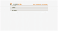 Desktop Screenshot of numberseven.com