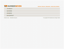 Tablet Screenshot of numberseven.com